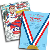 Olympics theme personalized party supplies